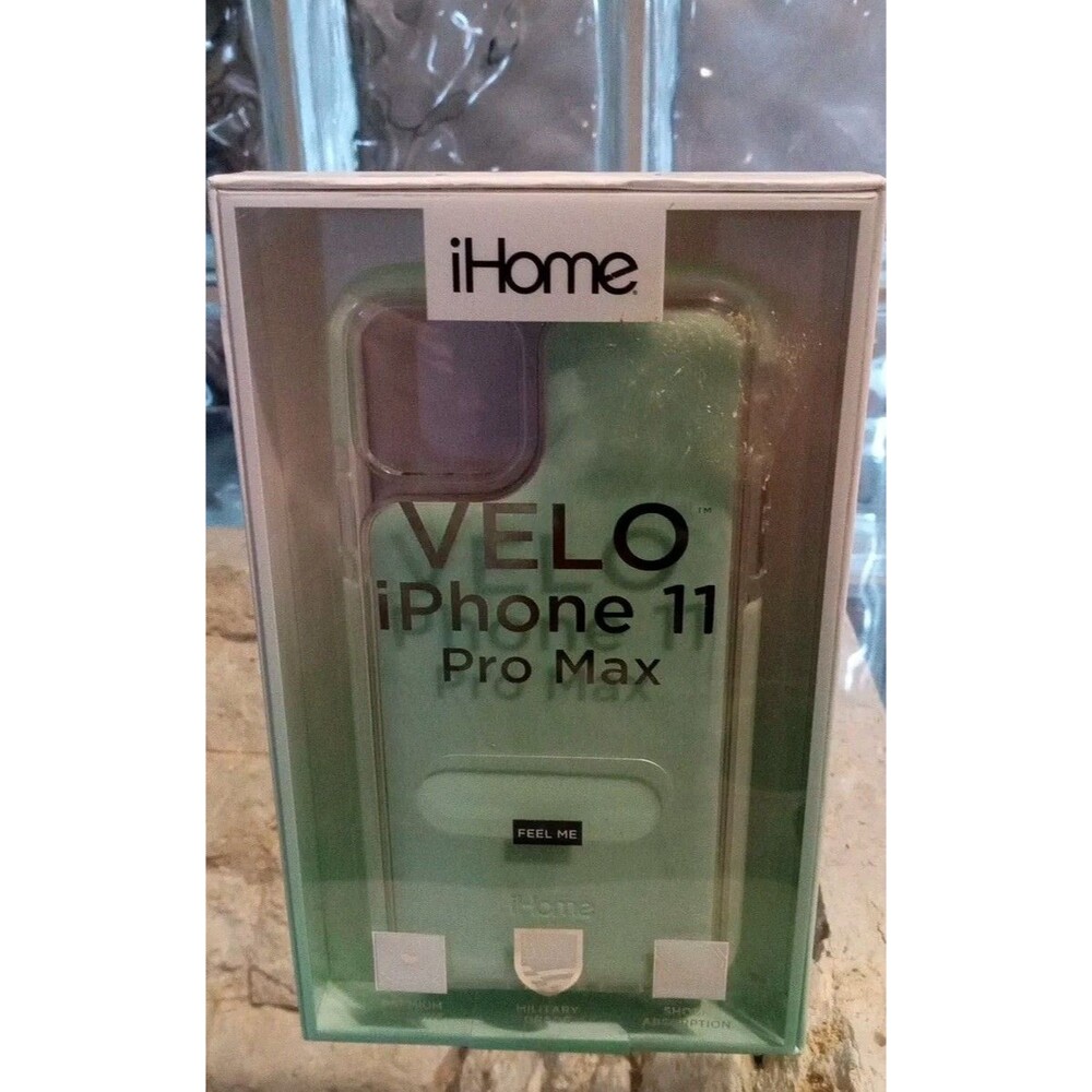 iHome Lightweight iPhone 11 Pro Max Phone Case, Mint Color New Sealed Free Ship